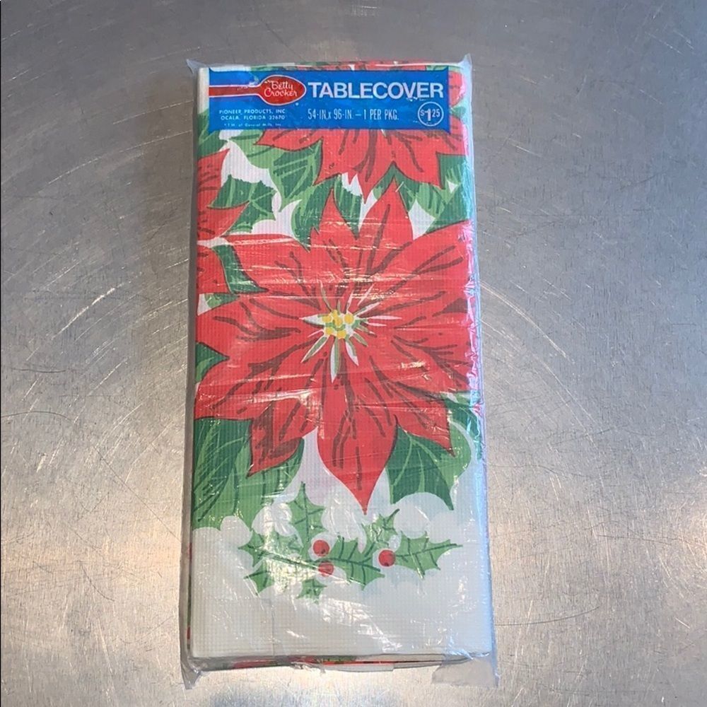 ‎Vtg Betty Crocker Christmas paper tableclo…